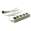Сетевой удлинитель ExeGate <ECU-6-4 Beige> <1.8м> ( 4  розетки,  вход  IEC320-C14)