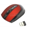 Jet.A Optical Mouse <OM-U20G Black&Red> (RTL) USB 3btn+Roll, беспроводная