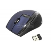 Jet.A Optical Mouse <OM-U14G Black&Blue> (RTL) USB 6btn+Roll, беспроводная