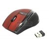 Jet.A Optical Mouse <OM-U14G Black&Red> (RTL) USB 6btn+Roll, беспроводная