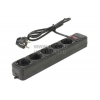 Сетевой фильтр Gembird <SPG3-B-5PPB Black> <1.5м>  (  5  розеток)