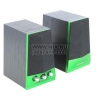Колонки SonicGear Morro 250XB <Metallic Green> (2x3W, дерево)