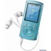 Плеер Sony NWZ-E463/L 4GB, экран 2", FM-радио, наушники EX-серии, голубой