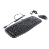 Genius KM-200 Black <USB> (Кл-ра М/Мед, USB +Мышь, 3Кн,  Roll,  USB)  (31330200114)