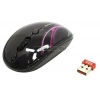 A4-Tech Mouse <G9-555FX-2 Black+Ribbon> (RTL) USB 5btn+Roll, беспроводная