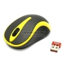 A4-Tech Mouse <G7-350N-2 Black+Yellow> (RTL)  USB 3btn+Roll, беспроводная