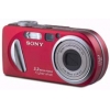 SONY CYBER-SHOT DSC-P8<RED> (3.34MPX, 39-117MM, 3X, F2.8-5.6, JPG,16MB MS, OVF, 1.6"LCD,TV,USB 2.0,LI-ION NP-FC11)