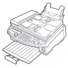 PANASONIC KX-FB 423RU  <WHITE> (A4, обыч. бумага,факс,копир)