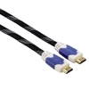 Кабель HDMI 1.4 (m-m), 1.5 м, позолоченные контакты, нейлоновая оплетка, черный, Hama      [OnV] (H-11910)
