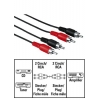 Кабель RCA "тюльпан" 2xRCA(m-m), стерео, 1.2м, черный, Hama     [OnA] (H-11947)