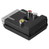 Адаптер Scart (m) In/Out - Scart (f)+3xRCA "тюльпан" (f), черный, Hama     [ObV] (H-42355)