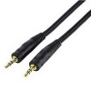 Кабель 3.5 мм Jack (m-m), стерео, 1.5 м, позолоченные контакты, ***, черный, Hama     [ObA] (H-42714)