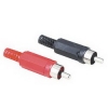 Штекеры RCA "тюльпан" (m), 2 шт., под пайку, Hama     [ObA] (H-42810)