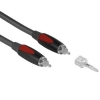Кабель оптический ODT (Toslink) (m-m) + адаптер на 3.5 мм, 0.75 м, ***, черный, Hama     [ObA] (H-42971)