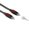 Кабель оптический ODT (Toslink) (m-m) + адаптер на 3.5 мм, 1.5 м, ***, черный, Hama     [ObA] (H-42972)