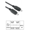 Кабель FireWire 4p/4p (m-m), 2.0 м, черный, Hama     [ObV] (H-43093)