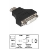 Адаптер HDMI(m) - DVI/D(f), черный, Hama     [ObV] (H-43110)