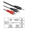 Кабель 2xRCA "тюльпан" - 3.5 мм Jack (m-m), стерео, 2.0 м, черный, *, Hama     [ObA] (H-43333)