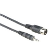 Кабель 5-pin DIN (m) - 3.5 мм Jack (m), стерео, 1.5 м, черный, Hama     [ObA] (H-43347)