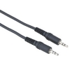 Кабель 3.5 мм Jack (m-m), стерео, 2.0 м, двойное экранирование, черный, Hama     [ObA] (H-43414)