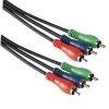 Кабель YUV 3xRCA "тюльпан"(m-m), 2.0 м, черный, Hama     [ObV] (H-43420)