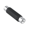 Адаптер RCA "тюльпан" (f-f), черный, Hama     [ObA] (H-43484)