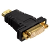 Адаптер HDMI - DVI-D (m-f), позолоченные контакты, ***, черный, Hama     [ObV] (H-43532)
