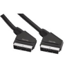 Кабель Scart (m-m), 3.0 м, 21 контакт, полное соединение, черный, Hama     [ObV] (H-56429)