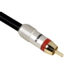 Кабель RCA "тюльпан" (m-m), 0.75 м, позолоченные контакты, ***, черный, Hama     [ObH] (H-79020)