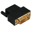 Адаптер HDMI(f) - DVI/D(m) Dual Link, позолоченные контакты, ***, черный, Hama     [ObH] (H-79071)