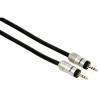 Кабель 3.5 мм Jack (m-m), 1.5 м, позолоченные контакты, ***, черный, Hama     [ObH] (H-79097)