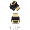 Адаптер HDMI 1.3 (m-f) угловой, позолоченные контакты, 1080p, ***, черный, Hama     [ObV] (H-83010)