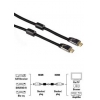 Кабель HDMI 1.3 (m-m), 1.5 м, позолоченные контакты, металлический штекер, 1440p, феррит. фильтр, *****, текстильная оплетка, черный, Hama     [ObV] (H-83051)
