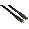 Кабель HDMI 1.4 (m-m), 1.5 м, плоский, вращающиеся позолоченные контакты, 4Kx2K, 10.2Гбит/с, HEC, ***, черный, Hama     [ObV] (H-83083)