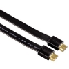 Кабель HDMI 1.4 (m-m), 3.0 м, плоский, позолоченные контакты, 4Kx2K, 10.2Гбит/с, HEC, ***, угловой фиксатор, черный, Hama     [ObV] (H-83091)
