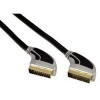 Кабель Scart (m-m), 3.0 м, позолоченные контакты, черный, Hama     [ObE] (H-83101)
