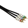 Кабель YUV 3xRCA "тюльпан" (m-m), 1.5 м, позолоченные контакты, черный, Hama     [ObE] (H-83102)