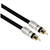 Кабель RCA "тюльпан" (m-m), 1.5 м, позолоченные контакты, черный, Hama     [ObE] (H-83115)