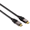 Кабель HDMI 1.4 (m-m), 1.5 м, поворотные штекеры, позолоченные контакты, 3D, черный, Hama     [ObE] (H-83126)