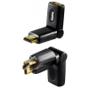 Адаптер HDMI 1.4 (m-f), поворотные штекеры, позолоченные контакты, 1080p, ***, черный, Hama     [ObE] (H-83163)