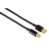 Кабель USB 2.0 A-В (m-m), 1.5 м, позолоченные контакты, двойное экранирование, черный, Hama     [OdC] (H-20180)