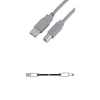Кабель USB 2.0 A-B (m-m), 1.8 м, серый, Hama     [OnC] (H-29099)