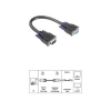 Кабель VGA удлинительный 15p/15p (m-f), 5.0 м, ферритовый фильтр, ***,  черный, Hama     [ObC] (H-34050)