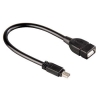 Адаптер USB 2.0 mini B-A (m-f), 0.1 м, *, черный, Hama     [ObC] (H-39626)