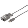Кабель передачи данных USB 2.0 A (m) - 9 pin D (COM port) (f), 1.9 м, High Quality, серый, Hama     [ObN] (H-39786)
