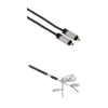 Кабель FireWire 4p/4p (m-m), 2 м, позолоченные контакты, штекеры покрытые алюминием, High Quality, черный, Hama     [ObU] (H-39842)