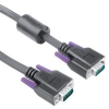 Кабель VGA мониторный 15p/15p (m-m), 25.0 м, двойное экранирование, ферритовый фильтр, ***, черный, Hama     [OpC] (H-41958)