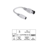 Адаптер клавиатуры XT/AT - PS/2, DIN (m) - mini DIN (f), 0.15 м, серый, Hama     [ObC] (H-42050)