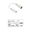 Адаптер клавиатуры XT/AT - PS/2, DIN (f) - mini DIN (m), 0.15 м, серый, Hama     [ObC] (H-42051)
