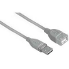 Кабель USB 2.0 A-A (m-f) удлинительный, 1.8 м, экранированный, *, серый, Hama     [ObC] (H-45027)